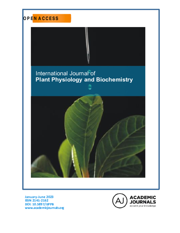 (PDF) International Journal of Plant Physiology and Biochemistry