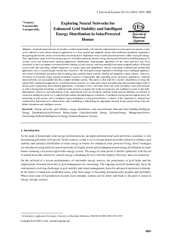 (PDF) Exploring Neural Networks for Enhanced Grid Stability and ...