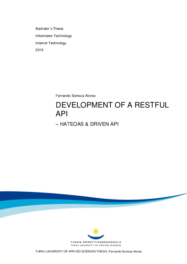 (PDF) Development of a Restful Api