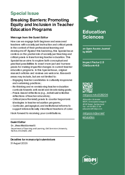 (PDF) Breaking Barriers: Promoting Equity and Inclusion in Teacher ...