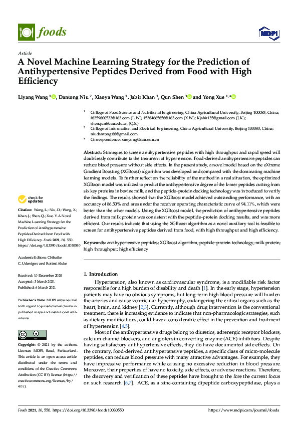 (PDF) A Novel Machine Learning Strategy for the Prediction of ...
