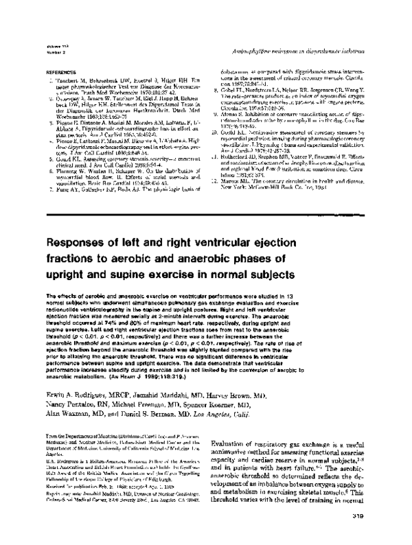(PDF) Responses of left and right ventricular ejection fractions to ...