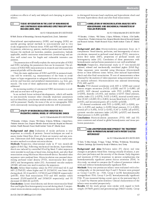 (PDF) 25 Can Low Perfusion Index Predict the Treatment Need in