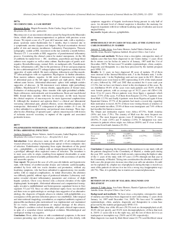 (PDF) P0777 Pylephlebitis with Hepatic Abscess as a Complication of ...