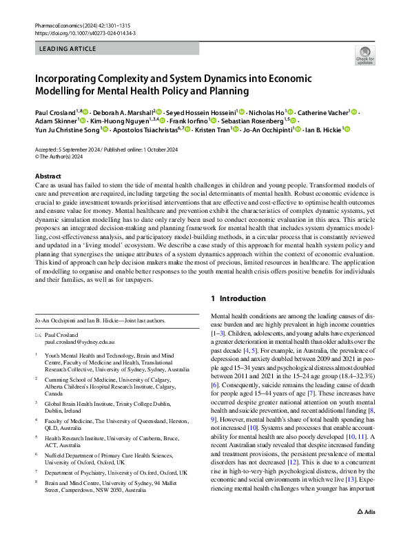 (PDF) Incorporating Complexity and System Dynamics into Economic ...