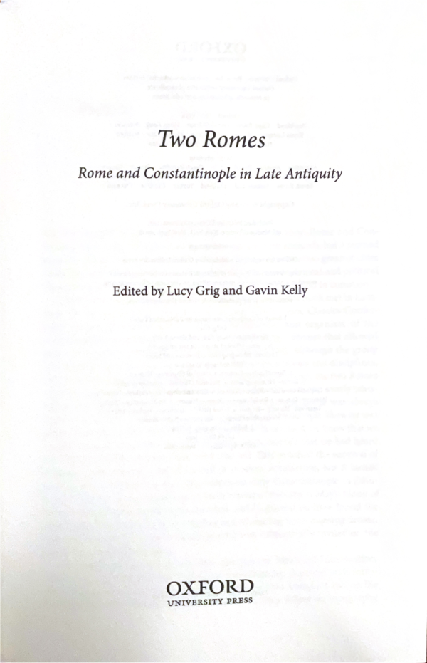 (PDF) Old and New Rome Compared