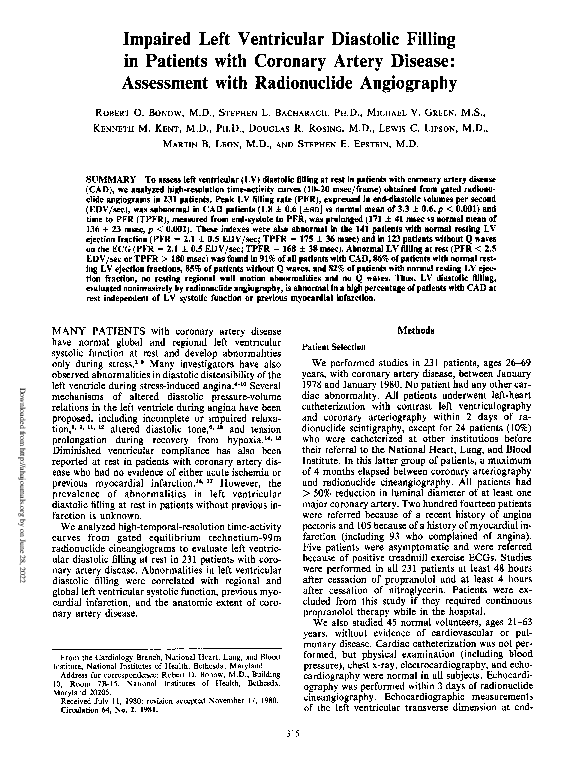 (PDF) Impaired left ventricular diastolic filling in patients with ...
