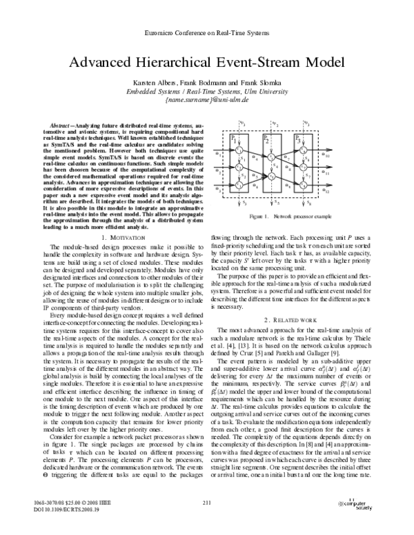 (PDF) Advanced Hierachical Event-Stream Model