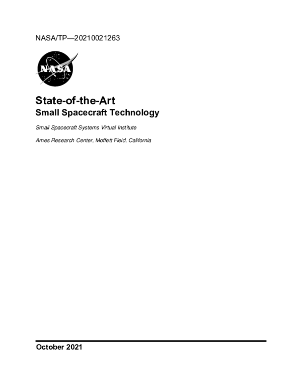 PDF) State of the Art: Small Spacecraft Technology
