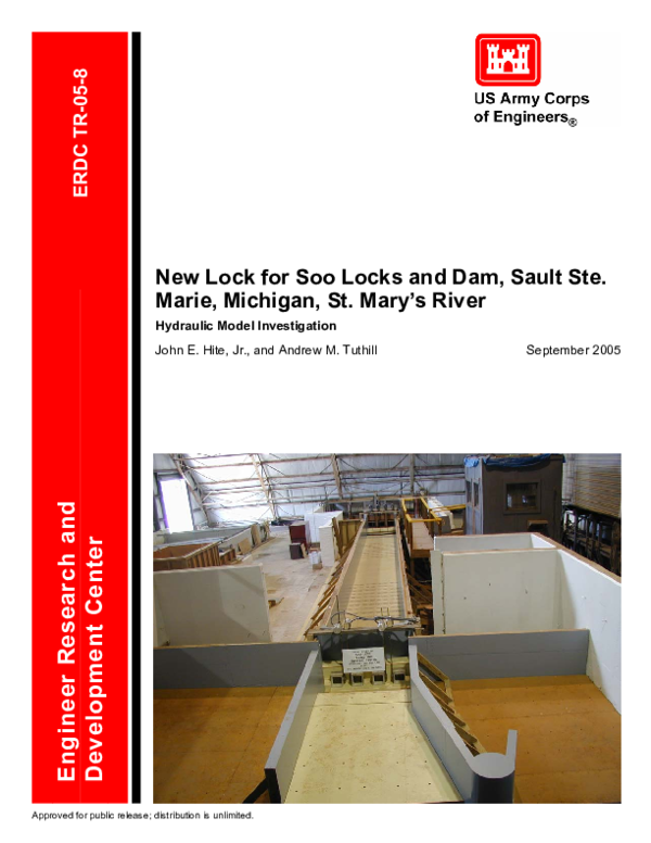 (PDF) New lock for Soo Locks and Dam, Sault Ste. Marie, Michigan, St ...