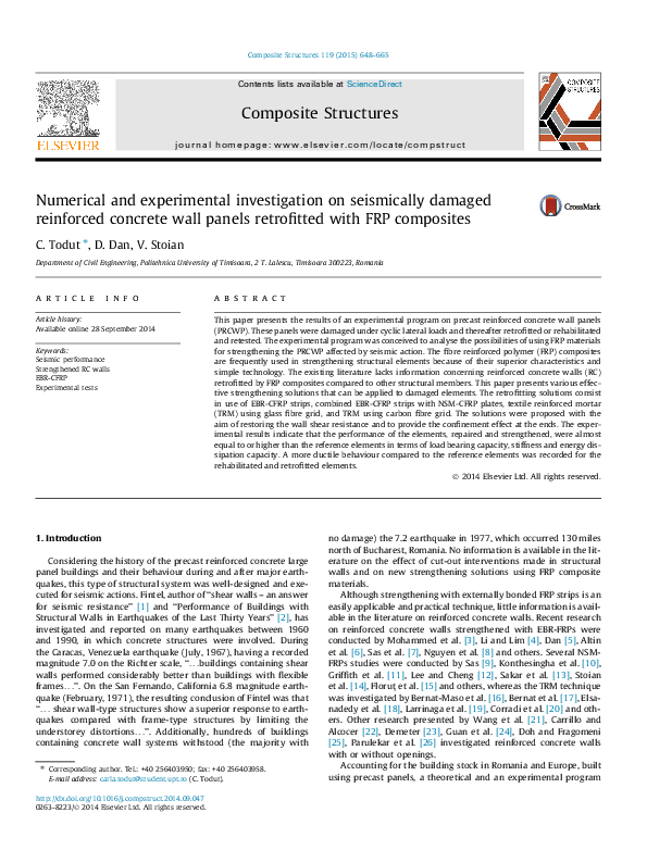 (PDF) Numerical and experimental investigation on stochastic dynamic ...