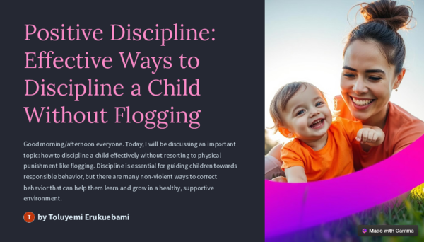 (PDF) Positive Discipline: Effective Ways to Discipline a Child Without ...