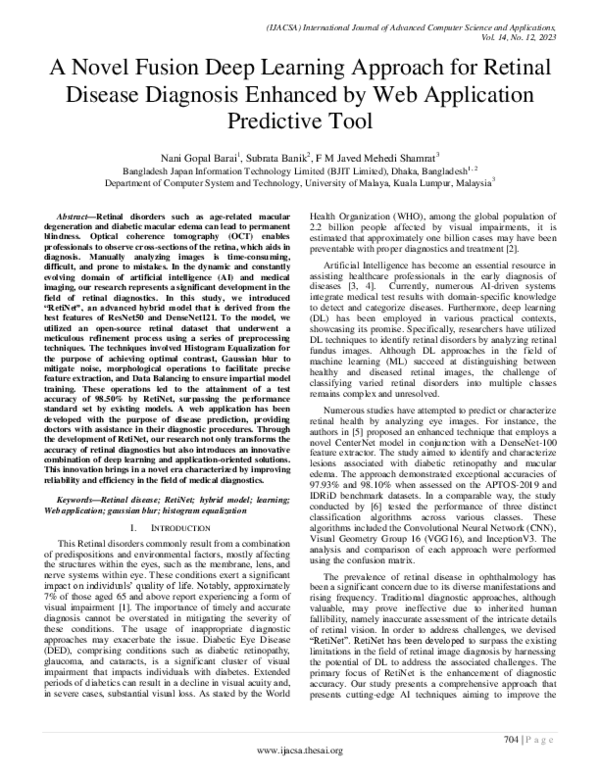 (PDF) A Novel Fusion Deep Learning Approach for Retinal Disease ...