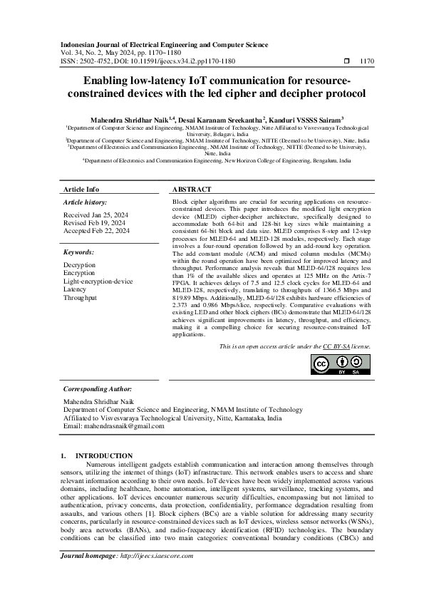 (PDF) Enabling low-latency IoT communication for resource-constrained ...