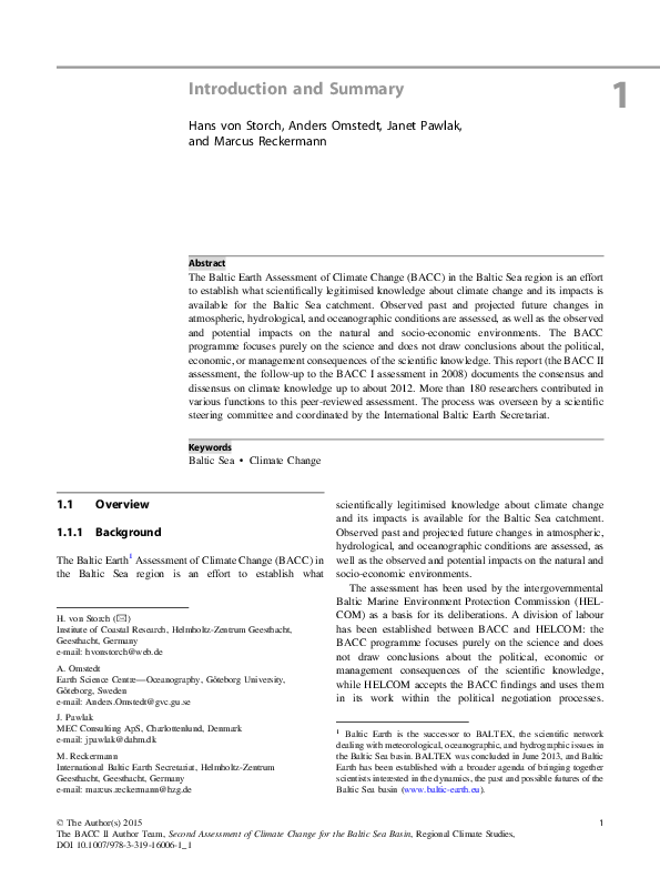 (PDF) Introduction and Summary