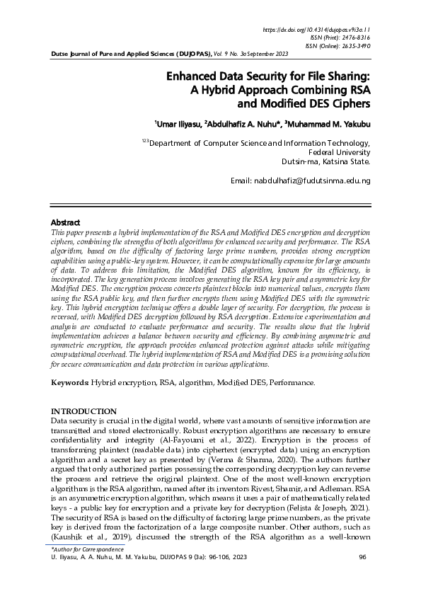 (PDF) Enhanced data security for file sharing: A hybrid approach ...