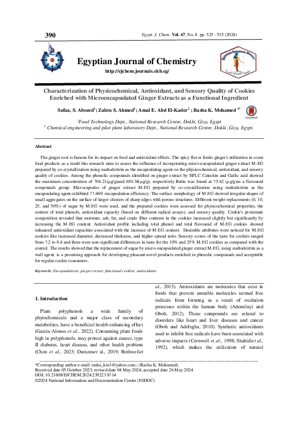 (PDF) Characterization of Physicochemical, Antioxidant, and Sensory ...