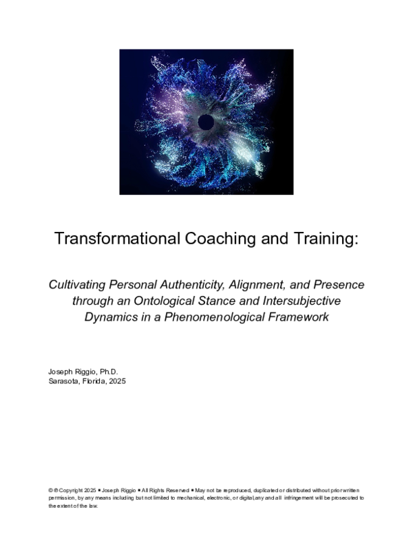 (PDF) Transformational Coaching and Training: Cultivating Personal ...