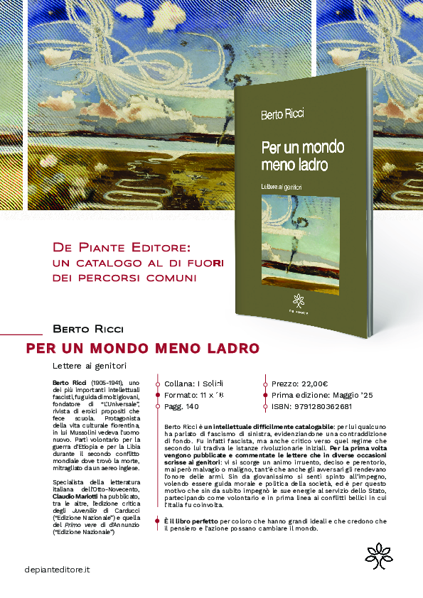 (PDF) Berto Ricci, Per un mondo meno ladro