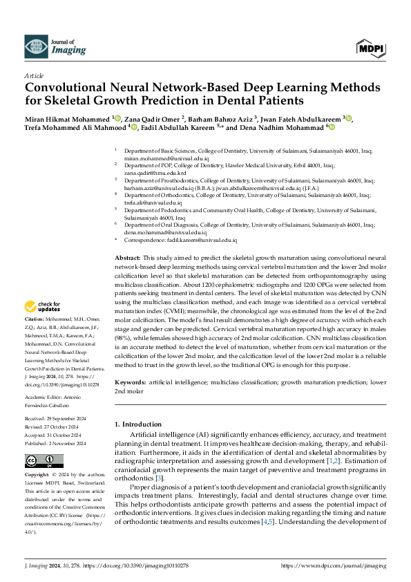 (PDF) Convolutional Neural Network-Based Deep Learning Methods for ...