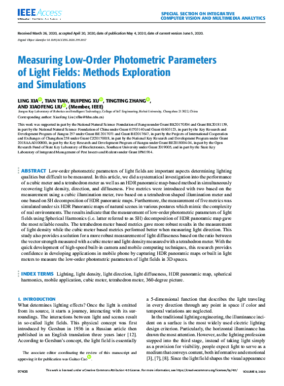(PDF) Measuring Low-Order Photometric Parameters of Light Fields ...