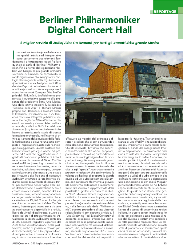 (PDF) Digital Concert Hall - Berliner Philharmoniker