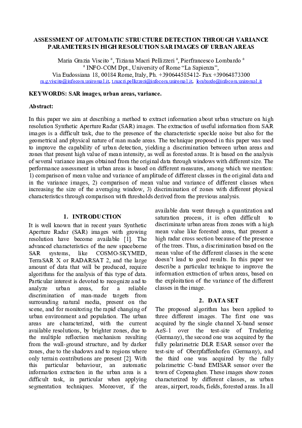 (PDF) Assessment of Automatic Structure Detection Through Variance ...