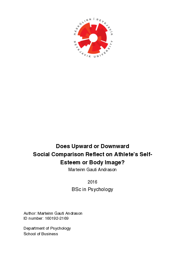 (PDF) Does upward or downward social comparison reflect on athlete’s ...