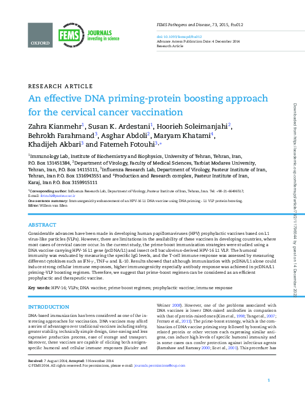 (PDF) An effective DNA priming-protein boosting approach for the ...