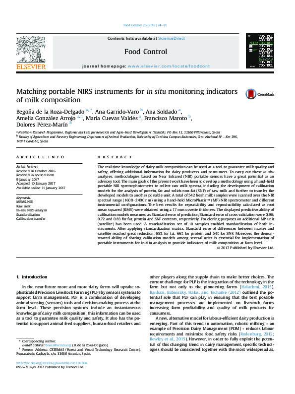 (PDF) Matching portable NIRS instruments for in situ monitoring ...