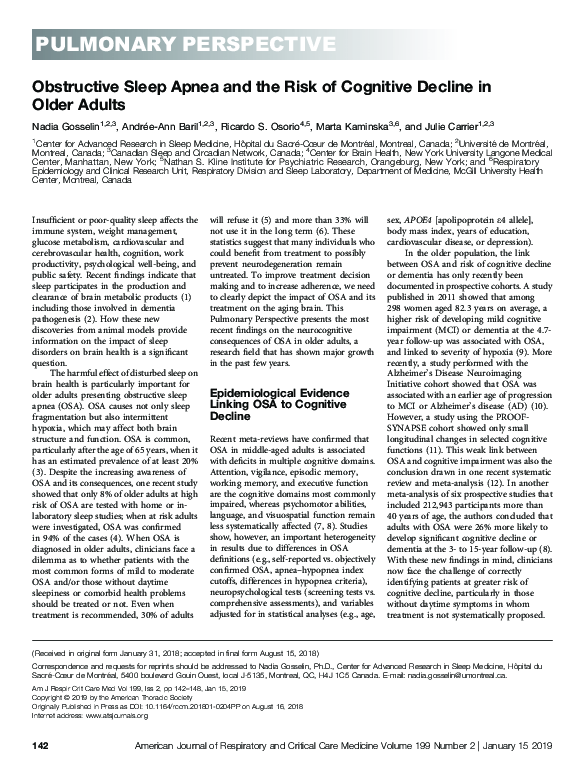 (PDF) Obstructive Sleep Apnea and the Risk of Cognitive Decline in ...