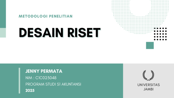 (PDF) PPT 4 Desain Riset