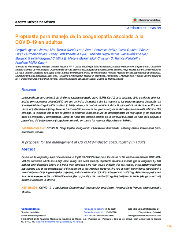 (PDF) A proposal for the management of COVID-19-induced coagulopathy in ...