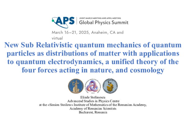 (PDF) New Sub Relativistic quantum mechanics of quantum particles as ...