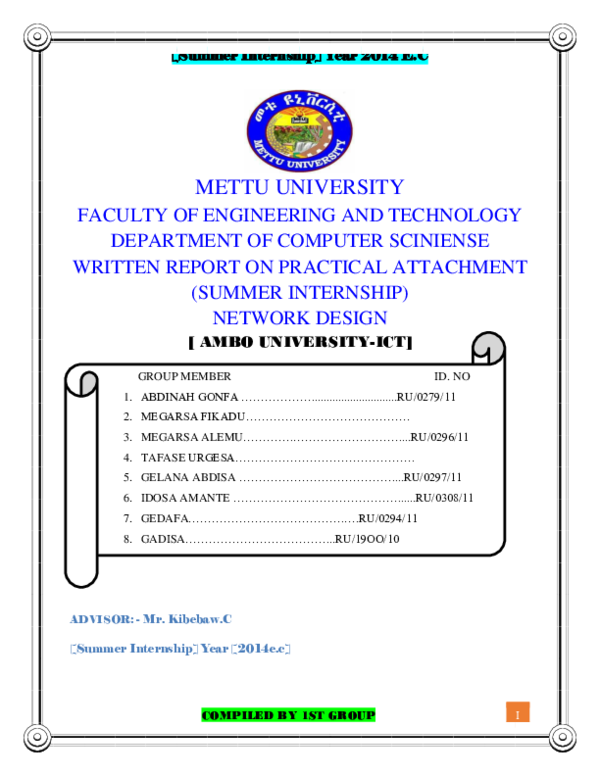 (PDF) FACULTY OF ENGINEERING AND TECHNOLOGY DEPARTMENT OF COMPUTER ...