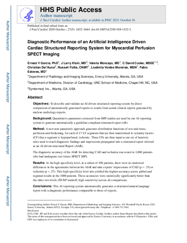 (PDF) Diagnostic performance of an artificial intelligence-driven ...