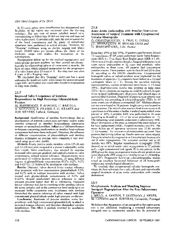 (PDF) 23.9 Morphometric analysis and matching improve autograft ...