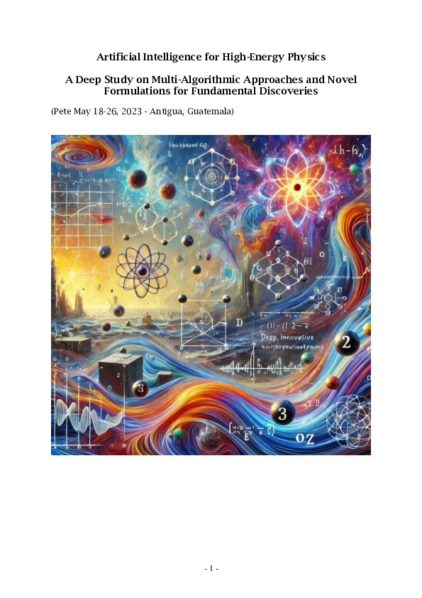 (PDF) Artificial Intelligence for High Energy Physics