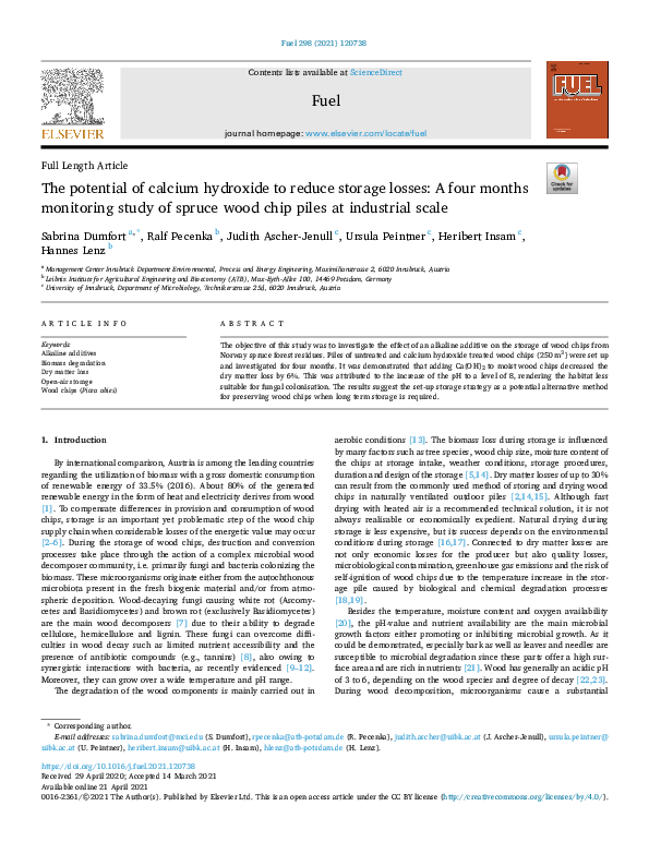 (PDF) The potential of calcium hydroxide to reduce storage losses: A ...