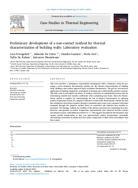 (PDF) Preliminary development of a non-contact method for thermal ...