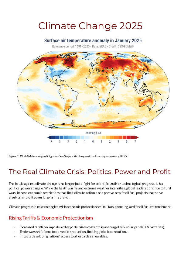(PDF) Climate Change Challenges 2025