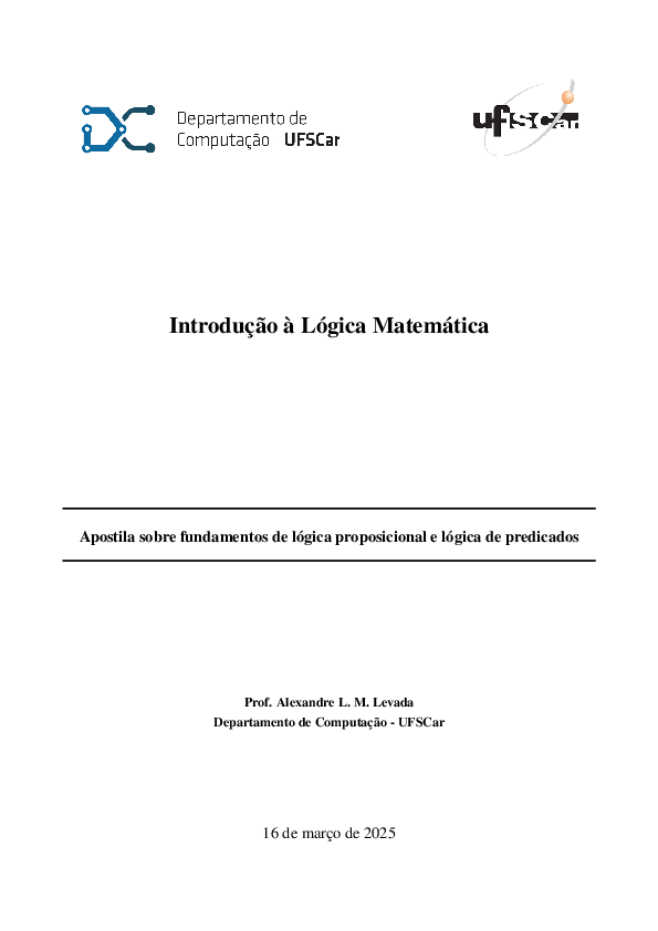 (PDF) Lógica Matemática