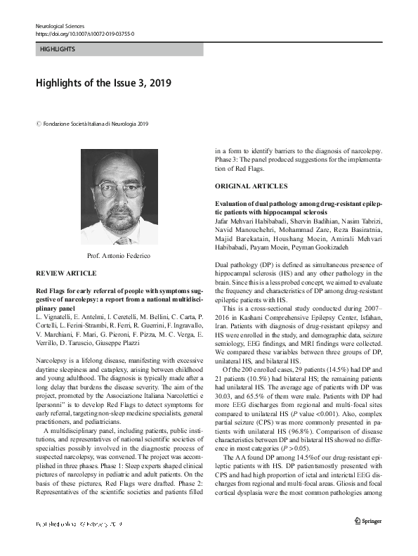 (PDF) Highlights of the Issue 3, 2019