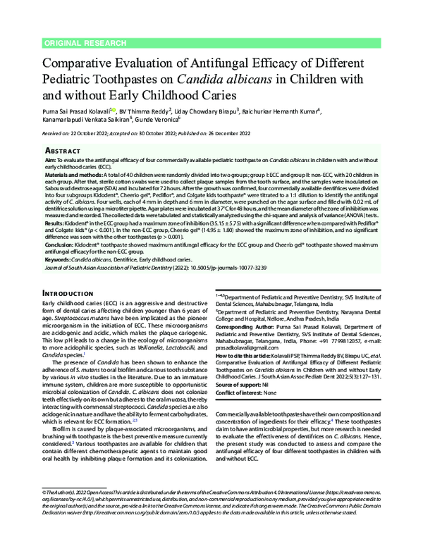 (PDF) Comparative Evaluation of Antifungal Efficacy of Different ...