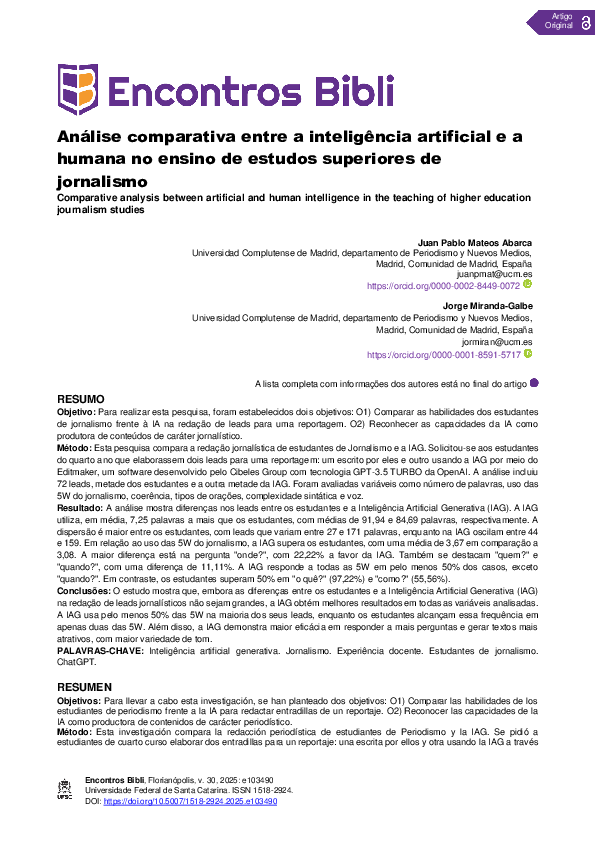 (PDF) Comparative analysis between artificial and human intelligence in ...