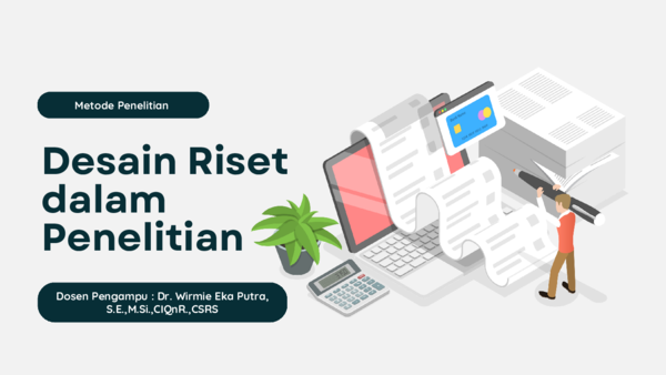 (PDF) Desain Riset dalam Penelitian