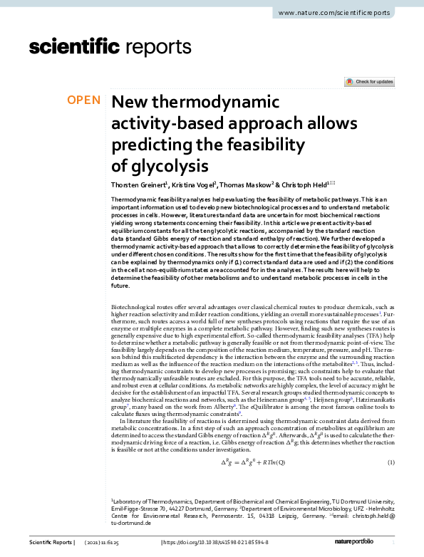 (PDF) New thermodynamic activity-based approach allows predicting the ...