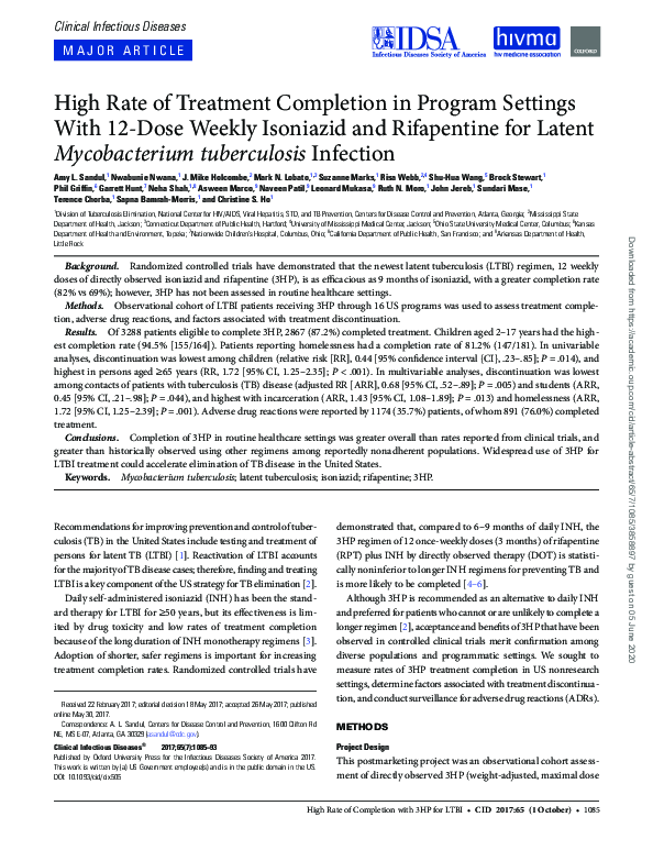 (PDF) High Rate of Treatment Completion in Program Settings with 12 ...