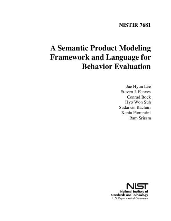 (PDF) A semantic product modeling framework and language for behavior ...