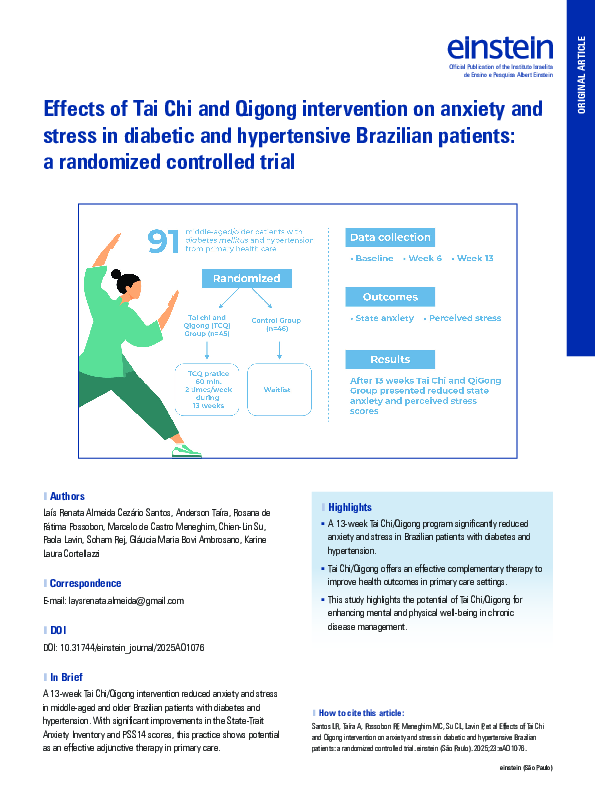(PDF) Effects of Tai Chi and Qigong intervention on anxiety and stress ...